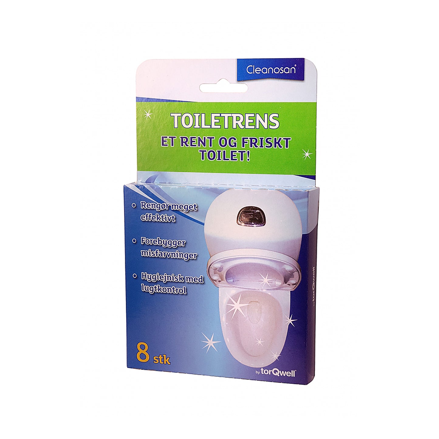 Cleanosan ToiletRens, 10 x 8 stk.