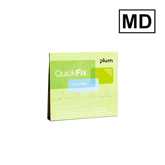 PLUM QuickFix Detecable Plaster-refill, 45 stk