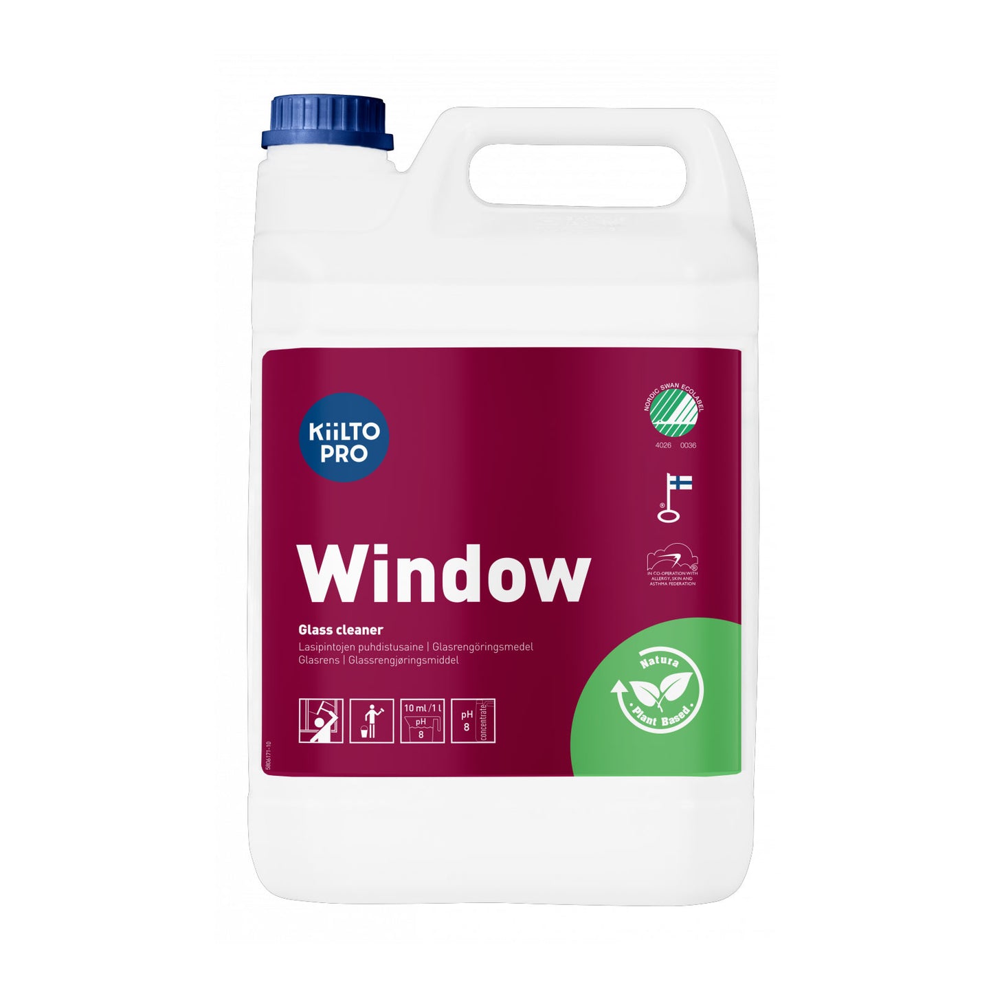 Kiilto Pro Window glasrens i 5 liters dunk