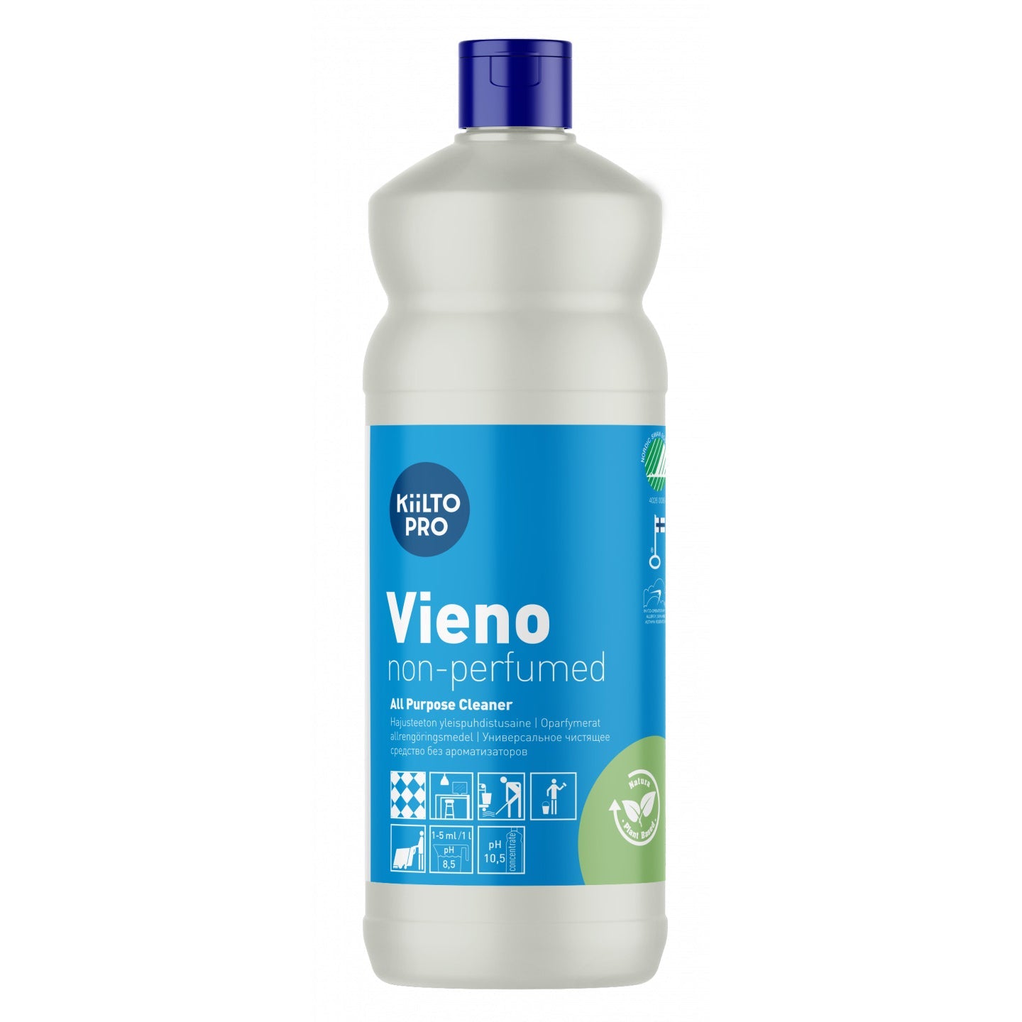 KIILTO Vieno Universal Rengøring u/parfume, 1 ltr